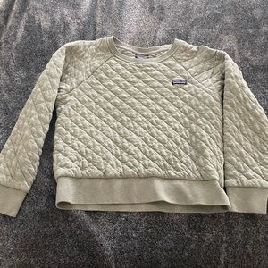 Sage Patagonia Small Short Crew Sweatshirt